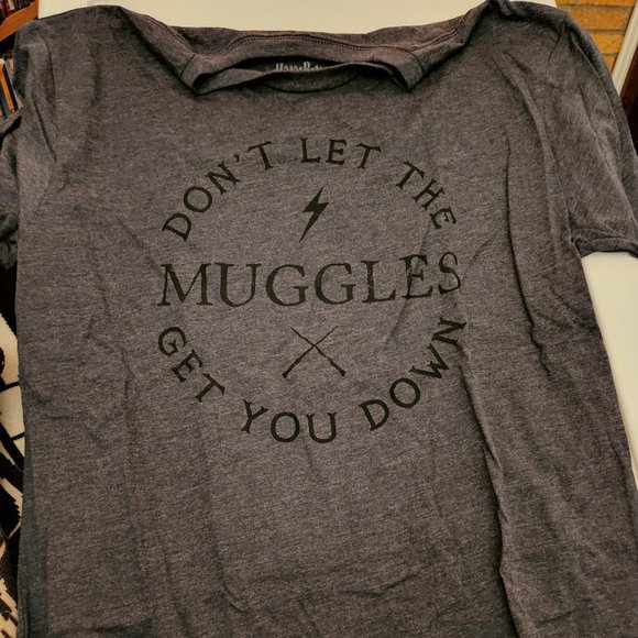 Warner Bros. Tops - 2 for $10 Box Lunch Harry Potter Black on grey large/